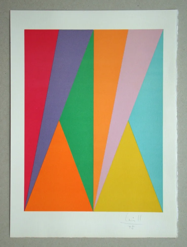 Lithograph Bill - Konkrete Komposition