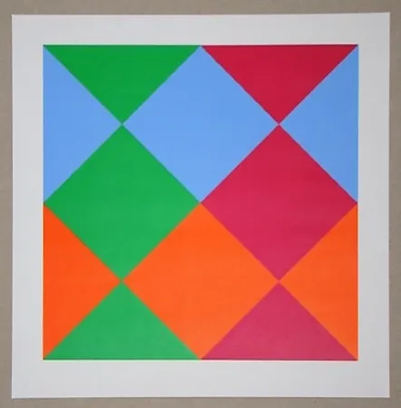 Screenprint Bill - Konkrete Komposition, 1966