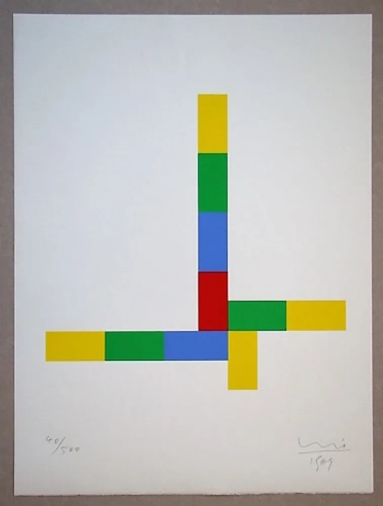 Screenprint Bill - Konkrete Komposition, 1969