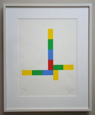 Screenprint Bill - Konkrete Komposition - 1969