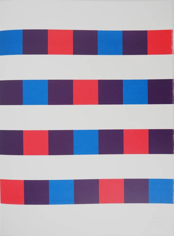 Screenprint Bill - Motif en Trois couleurs,