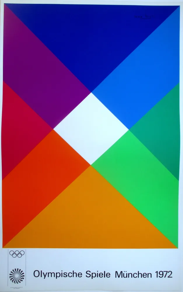 Screenprint Bill - OL 1972 - original colour silkscreen