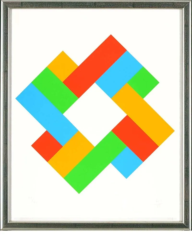 Screenprint Bill - O.T., Komposition, 1982