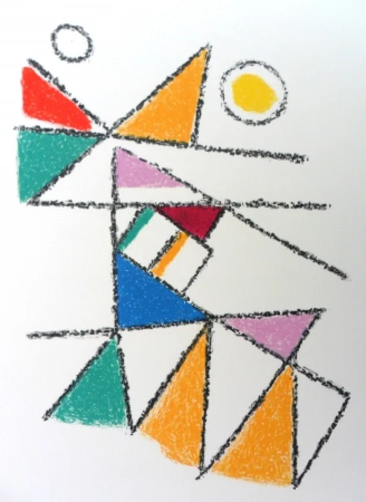 Lithograph Bille - M 104