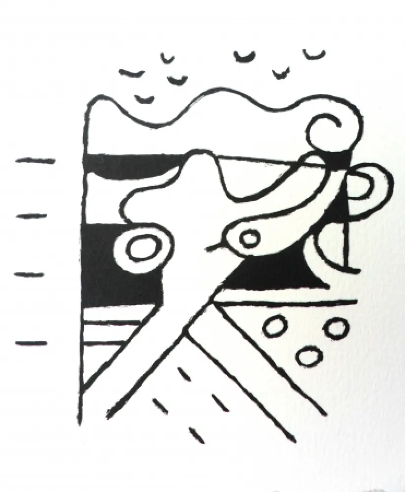 Lithograph Bille - M 111