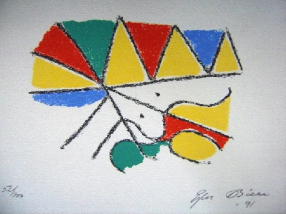 Lithograph Bille - M 115