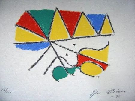 Lithograph Bille - M 115