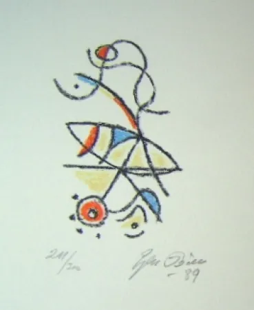 Lithograph Bille - M 86