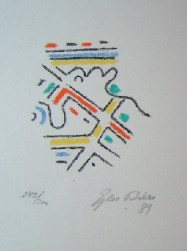 Lithograph Bille - M 91