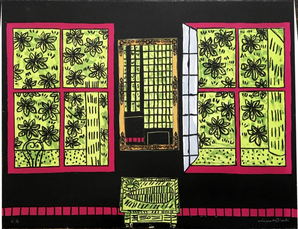 Lithograph Bioulès - Printemps