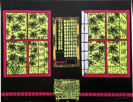 Lithograph Bioulès - Printemps