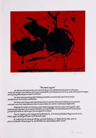 Lithograph Bird - No pasar página