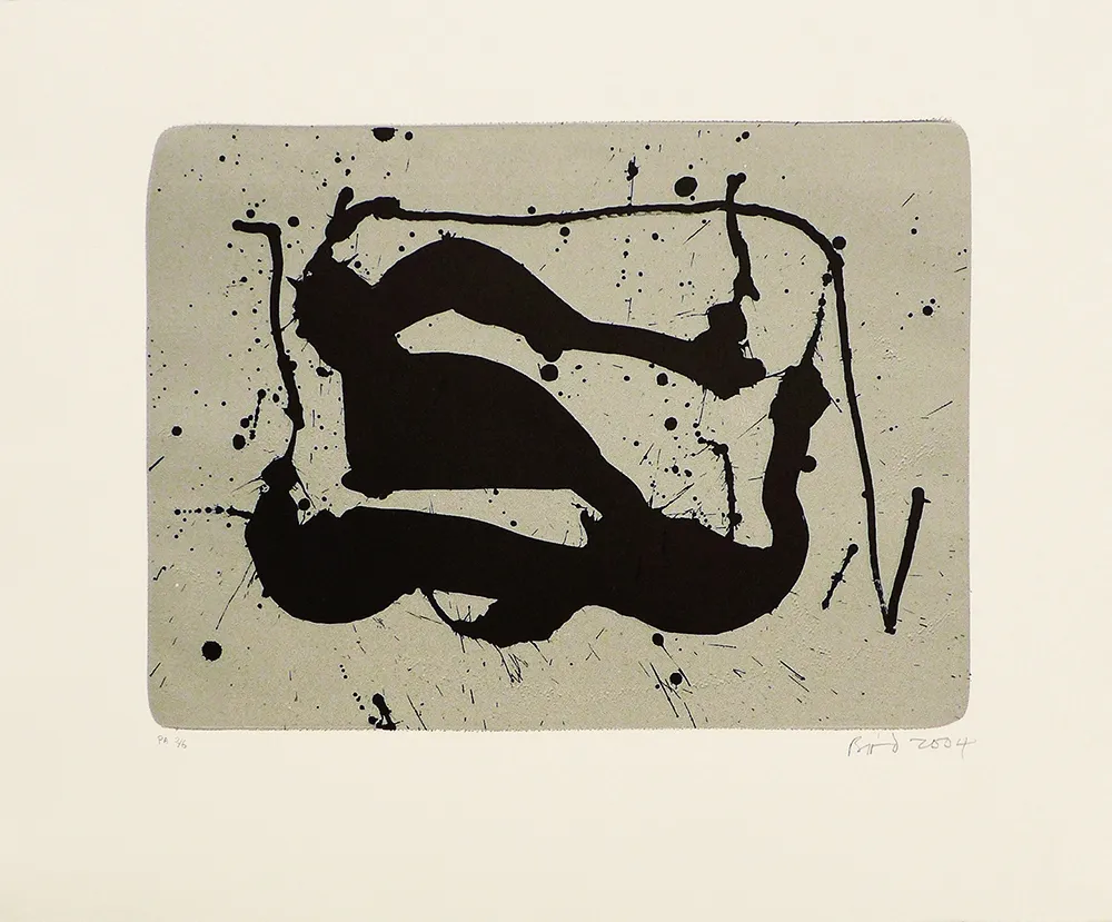 Lithograph Bird - Untitled