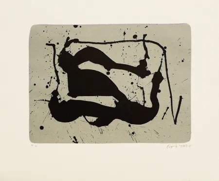 Lithograph Bird - Untitled