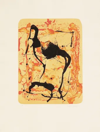 Lithograph Bird - Untitled