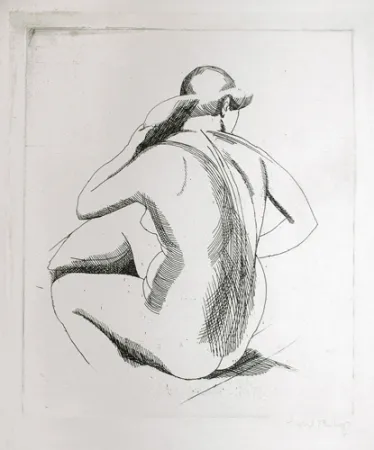 Etching Bishop - Isabel Bishop.  Eight Etchings, 1925-1931.