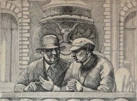 Etching Bishop - Isabel Bishop.  Eight Etchings, 1927-1934.