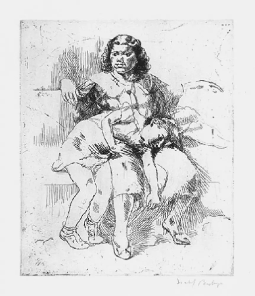 Etching Bishop - Isabel Bishop.  Eight Etchings, 1930-1959.