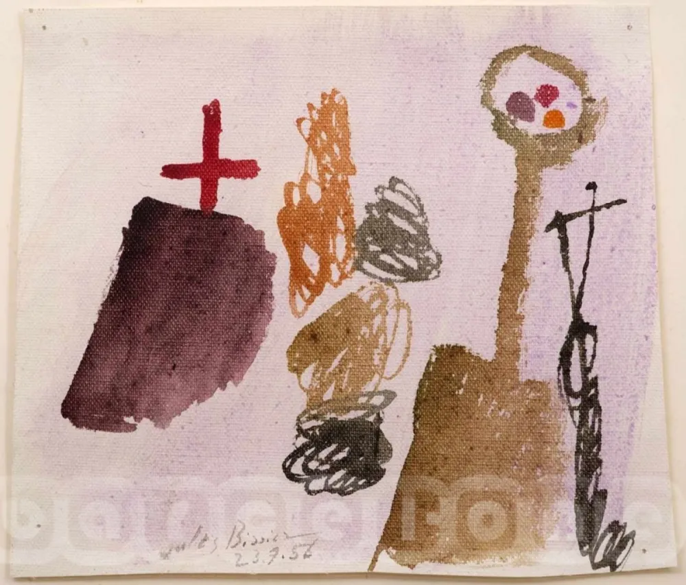 No Technical Bissier - Untitled 23.9.56