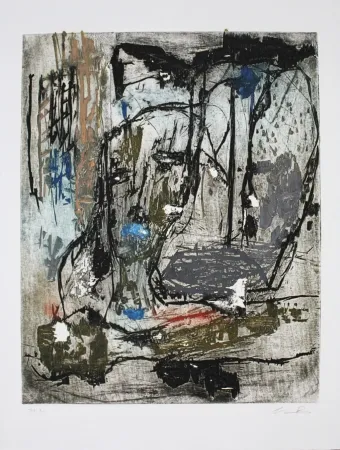 Etching And Aquatint Bissière - Reveil à l'aube / Dawn Awakening