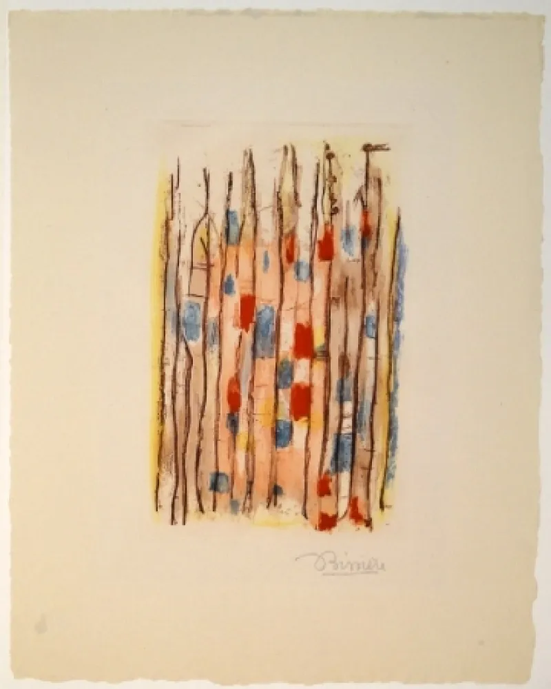 Aquatint Bissiere - Untitled