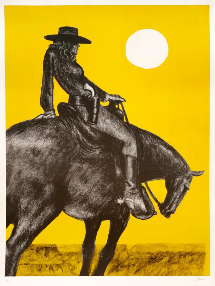 Lithograph Blain - Aline