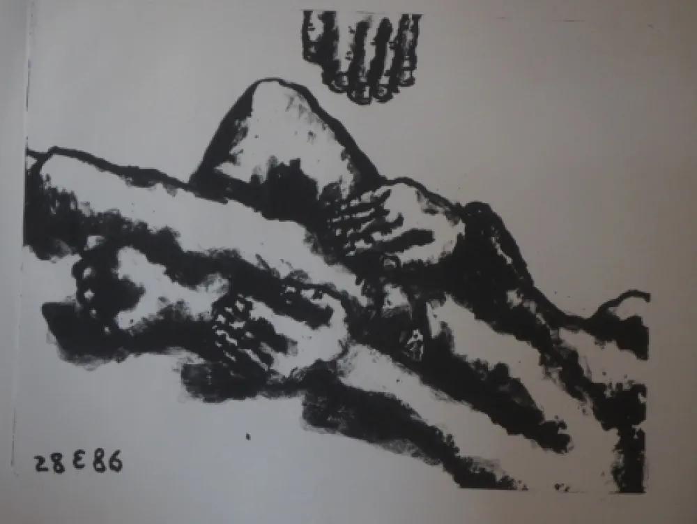 Lithograph Blais - Sans titre