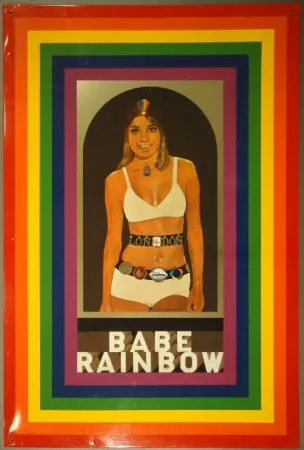 Screenprint Blake - Babe Rainbow