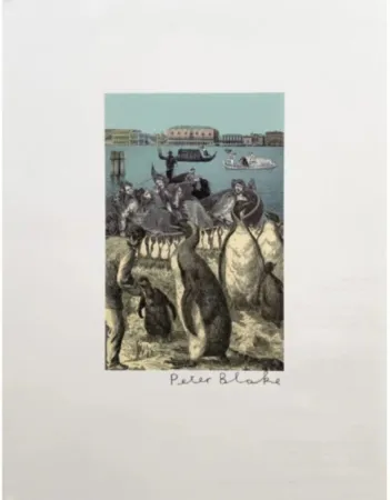 Screenprint Blake - Venice - Exhibition poster