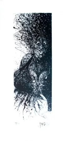 Engraving Blanchard - La Grosse Adrienne