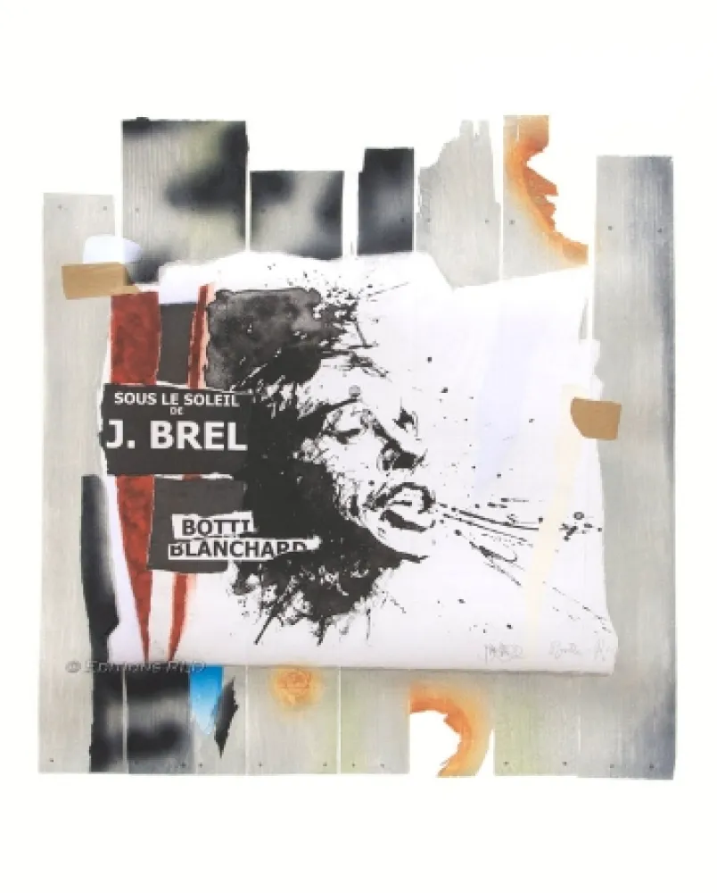 Etching Blanchard - Sous le soleil de J. Brel