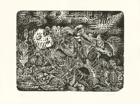 Lithograph Blanquet - Régulateur Altéré