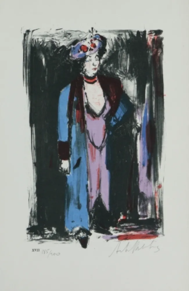 Lithograph Blatas - 	L'Opera Des Gueux The Beggers Opera plate no.XVII