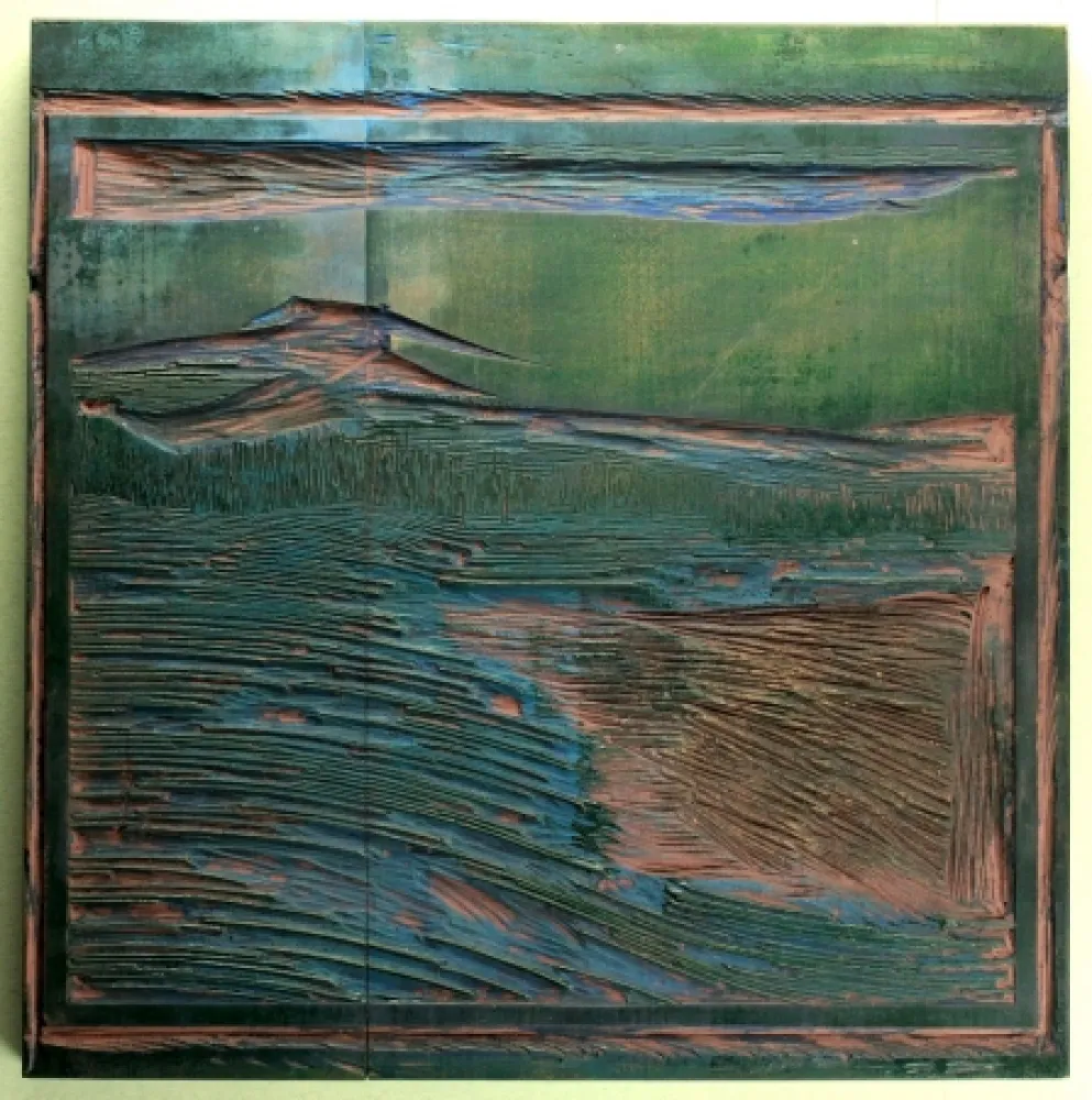 Woodcut Blauensteiner - Landschaft (Landscape)