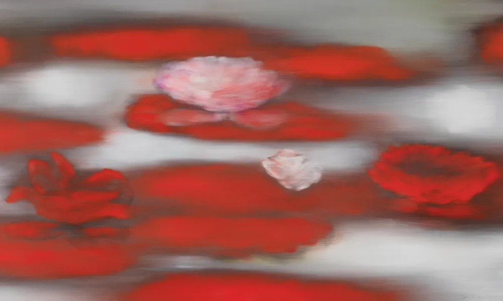 No Technical Bleckner - Floating Red