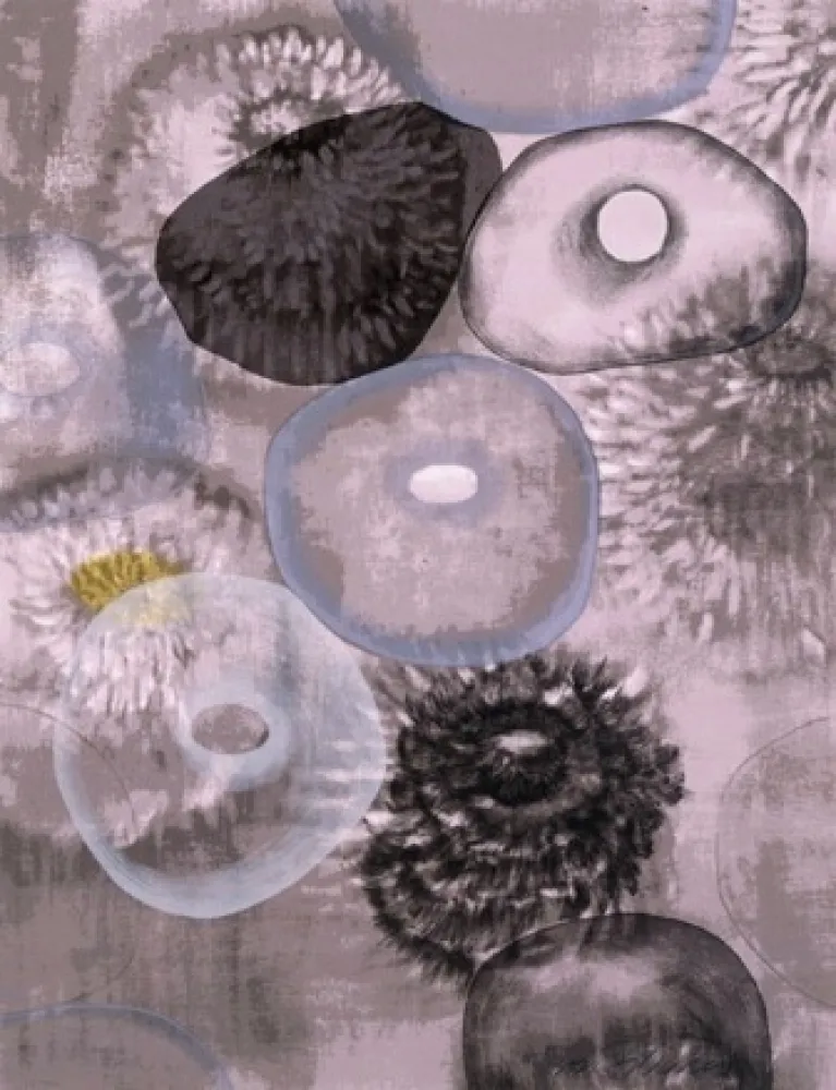 Screenprint Bleckner - Happiness For Instance I