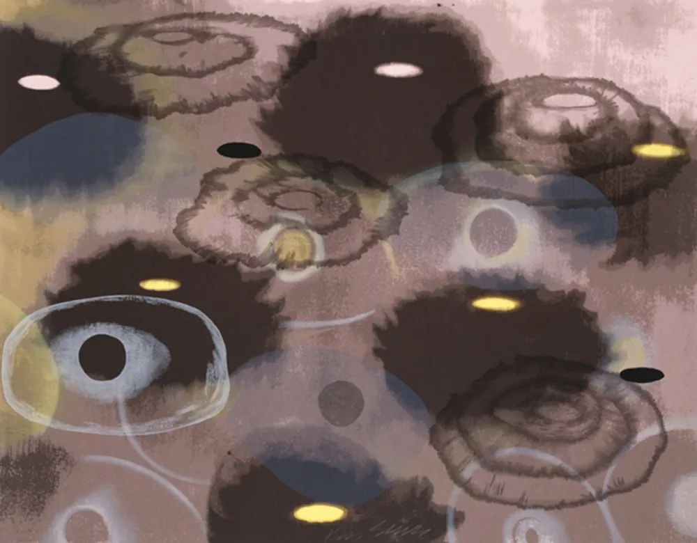 Screenprint Bleckner - Just Because III