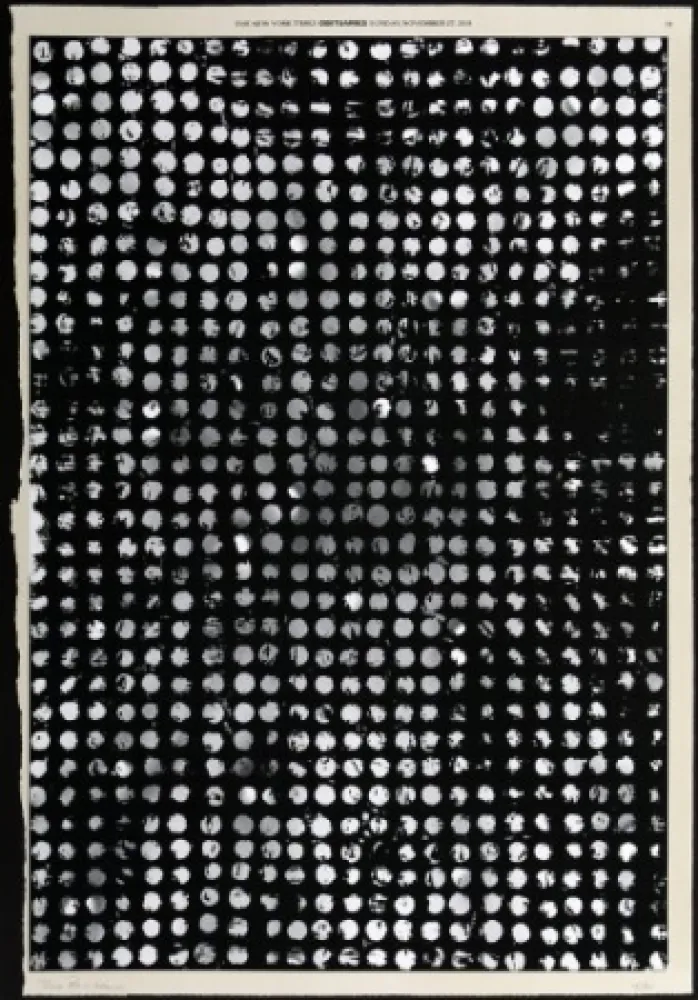 Lithograph Bleckner - November 27th