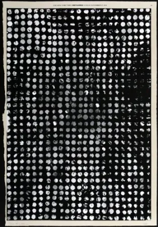 Lithograph Bleckner - November 27th