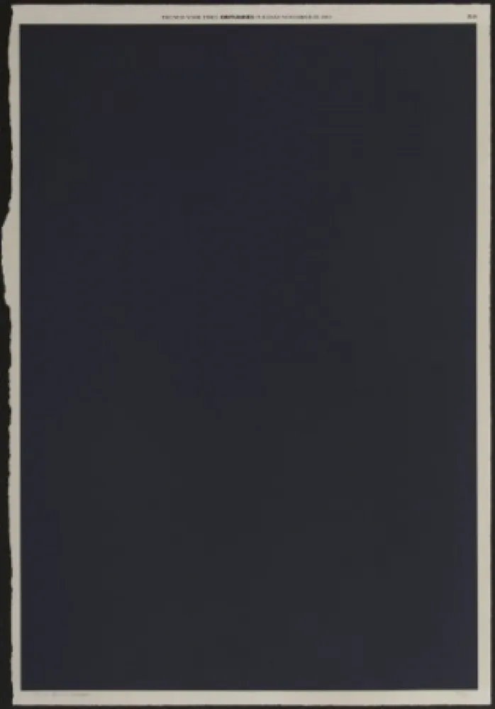 Lithograph Bleckner - November 29th