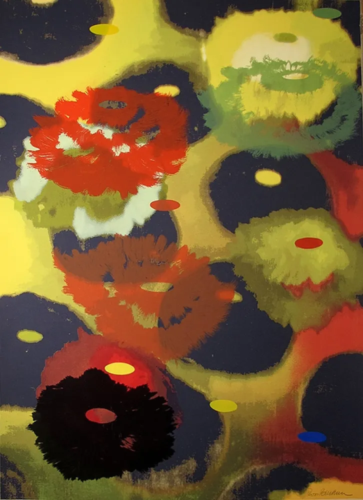 Screenprint Bleckner - PS I