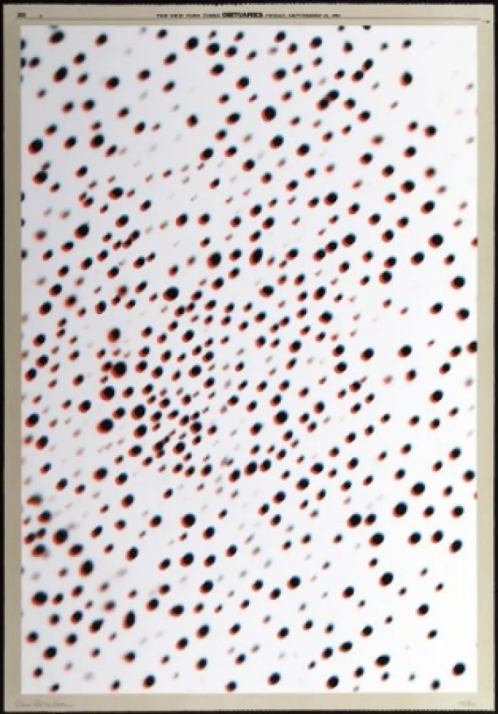 Lithograph Bleckner - September 23rd