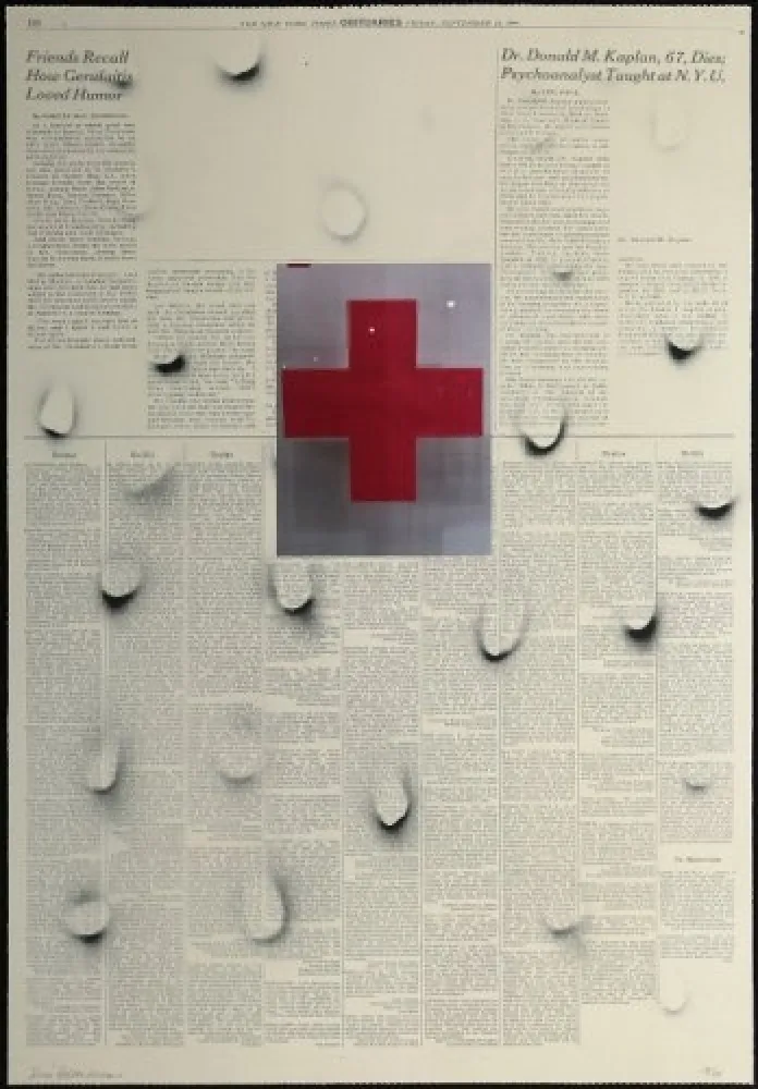 Lithograph Bleckner - September 23rd bis (variant 4)