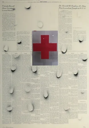 Lithograph Bleckner - September 23rd bis (variant 4)