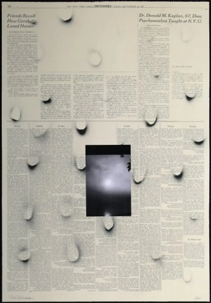 Lithograph Bleckner - September 23rd bis (variant 5)