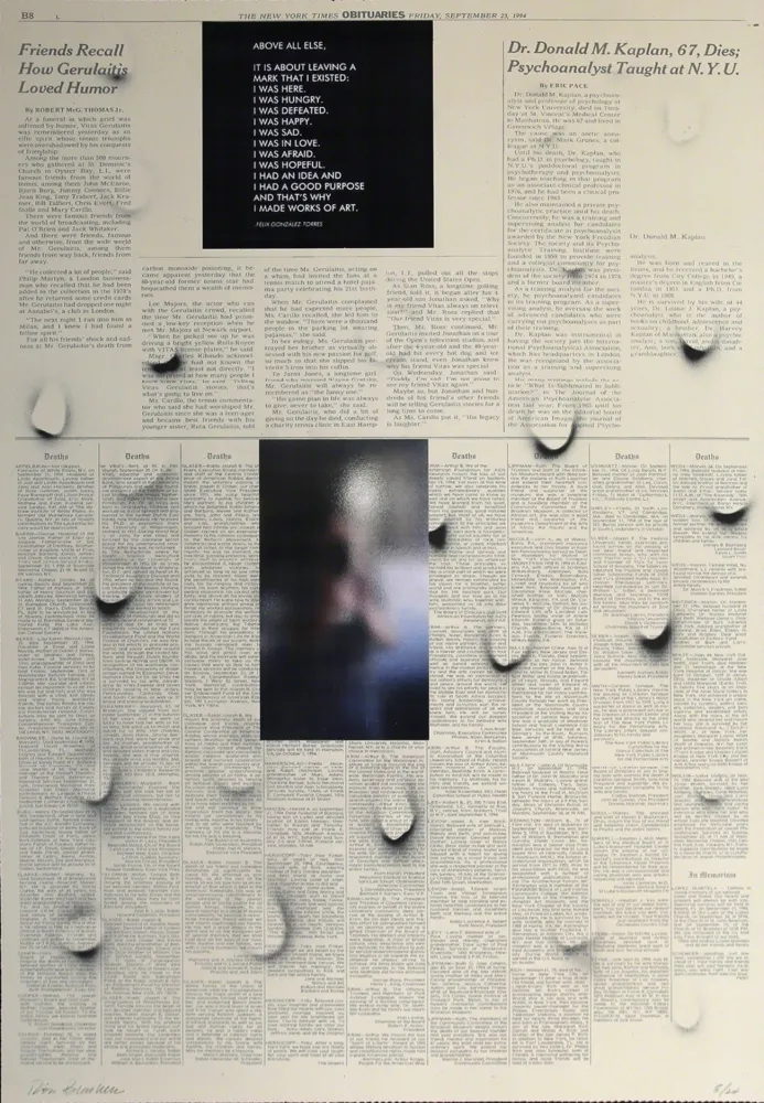 Lithograph Bleckner - September 23rd bis (variant 6)