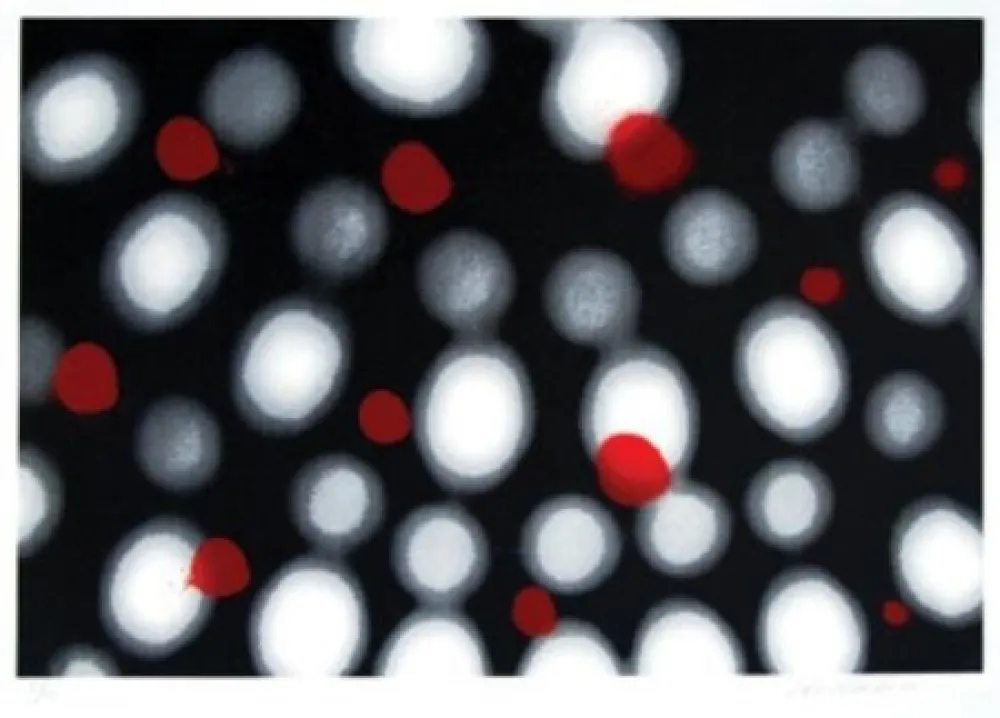 Screenprint Bleckner - Untitled