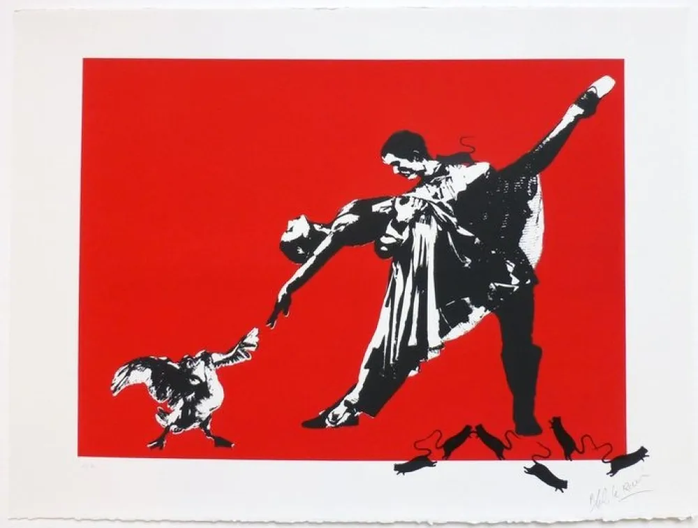 Screenprint Blek Le Rat - Le Dernier Tango à Paris 
