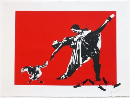Screenprint Blek Le Rat - Le Dernier Tango à Paris 