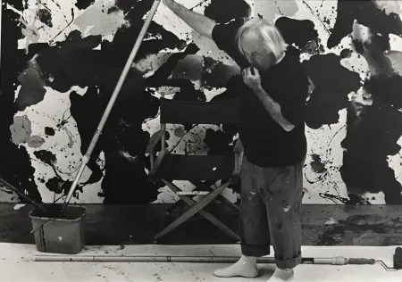 Photography Blum - Sam Francis in his studio